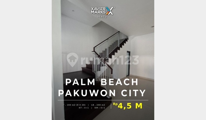 Rumah 2 Lantai, Bagus dan Strategis, Palm Beach, Surabaya