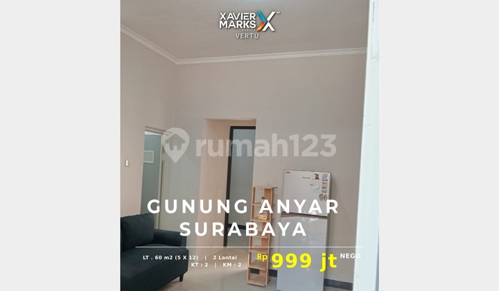 Rumah Siap Huni, Tinggal Bawa Koper, Gunung Anyar, SBY