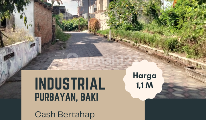 Purbayan, Rumah Industrial 2 Lt, SHM 3 Menit luwes Gentan