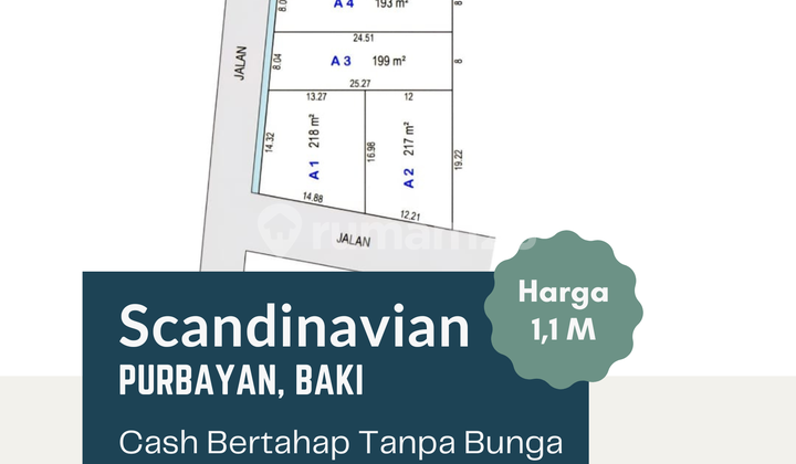 Rumah 2 Lt Desain Scandinavian Barat Luwes Gentan 2