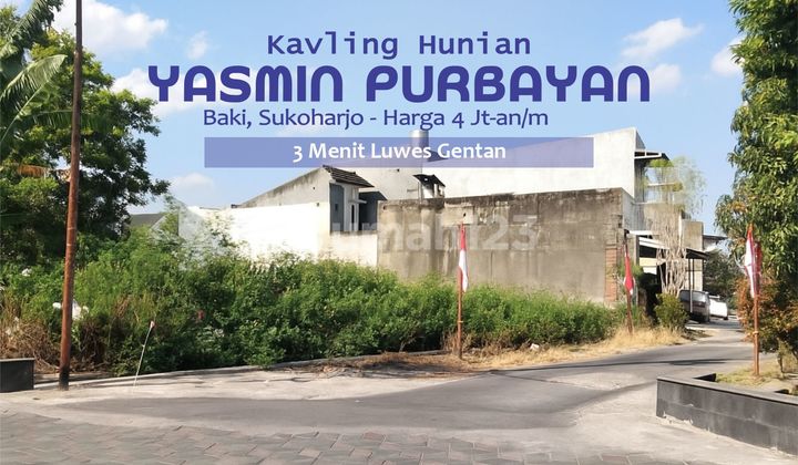 Kavling Purbayan, 4 Jt-an/m, 10 Menit Underpass Makamhaji