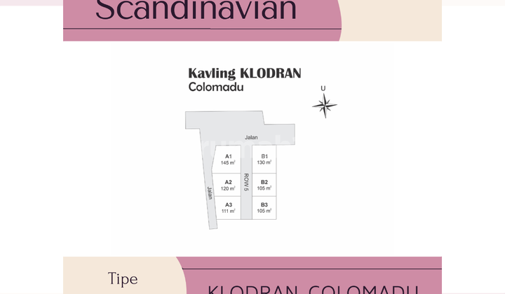 Jual Rumah di Klodran Solo Desain Scandinavian 2