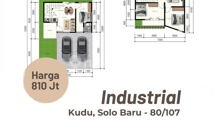 Industrial House 800 Million, 3 Minutes to Dr. Oen Solo Baru Hospital 2