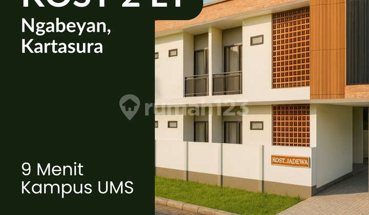 Investasi Kost 2 Lantai, Area Strategis Utara Tugu Kartasura Solo Investasi Kost 2 Lantai, Area Strategis Utara Tugu Kartasura Solo