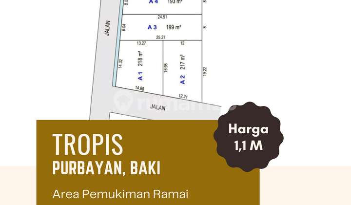 Selatan Underpass Makamhaji, Rumah 2 lantai SHM 2