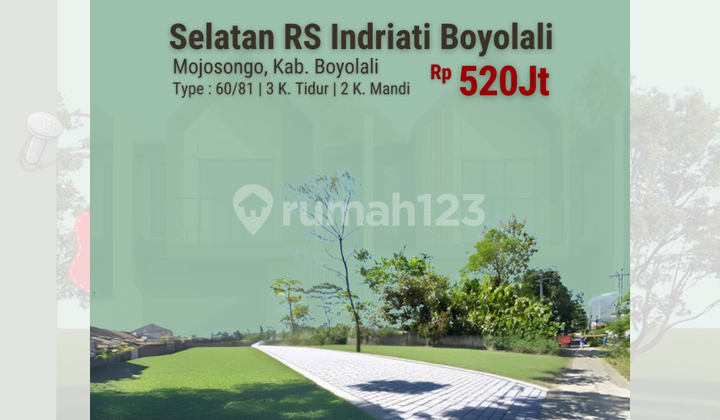 PROMO FREE BIAYA, Rumah 2 Lantai, 6 Menit Pemkab Boyolali