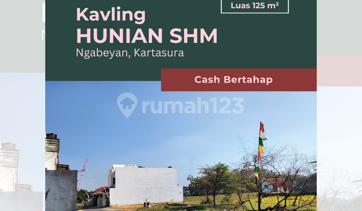 Jual Tanah SHM Ngabeyan, 400 Jutaan, 10 Menit Kampus UMS