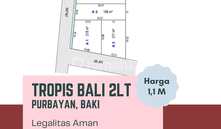 Rumah 2 Lt ala Bali Gentan Solo, Dekat ke Pusat Kota, 1 M-an 2