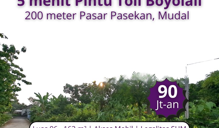 Jual Tanah Kavling MURAH Pasekan Boyolali Hanya 90 Jutaan Jual Tanah Kavling MURAH Pasekan Boyolali Hanya 90 Jutaan