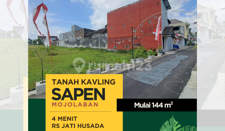 Jual Tanah Kavling Sapen 144 M² , Dekat ke Jalan Solo Tawangmangu Jual Tanah Kavling Sapen 144 M² , Dekat ke Jalan Solo Tawangmangu