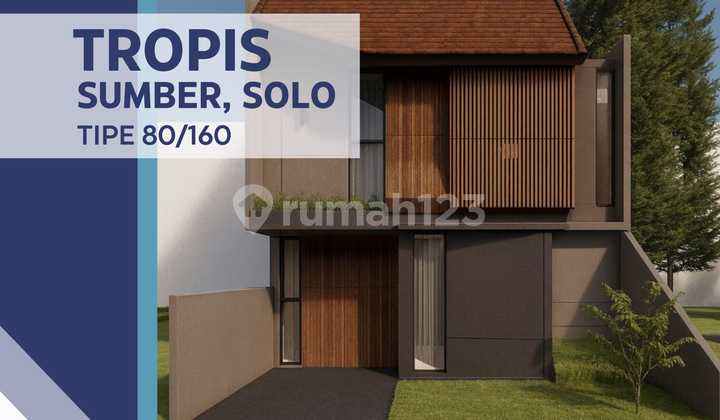 Rumah Siap Bangun Sumber Solo, 12 Menit Paragon Mall