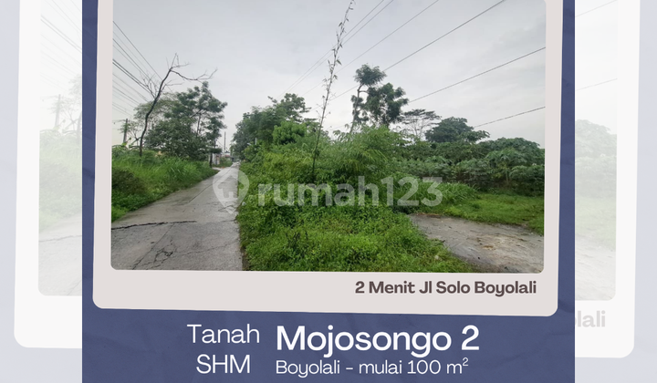 Jual Tanah Kavling 100Meteran Timur Pemkab Boyolali