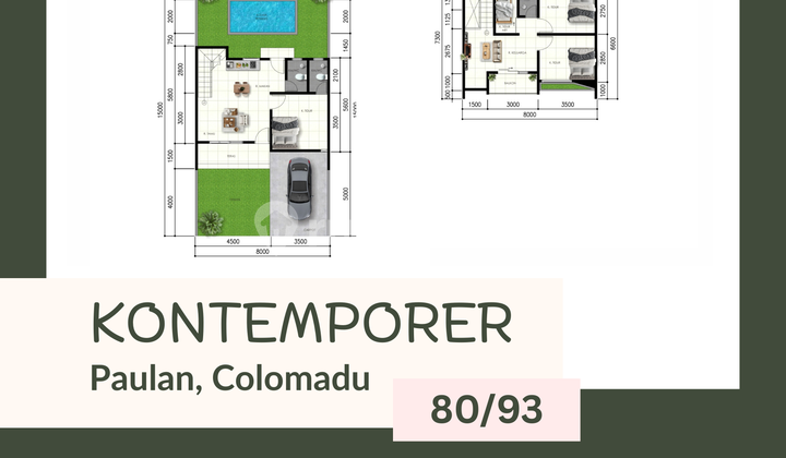 NEW Contemporary House in Colomadu around 700 Mill, 4 Minutes to Superindo 2