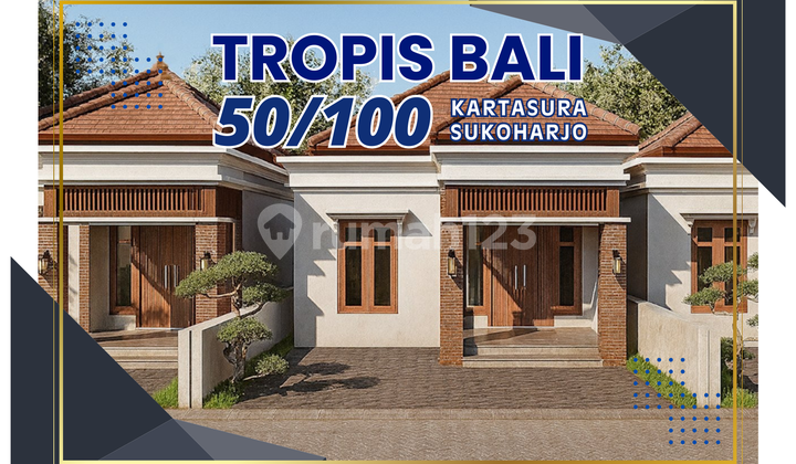 Rumah Ala Bali 500 Jutaan, Dekat Solo Kota Rumah Ala Bali 500 Jutaan, Dekat Solo Kota