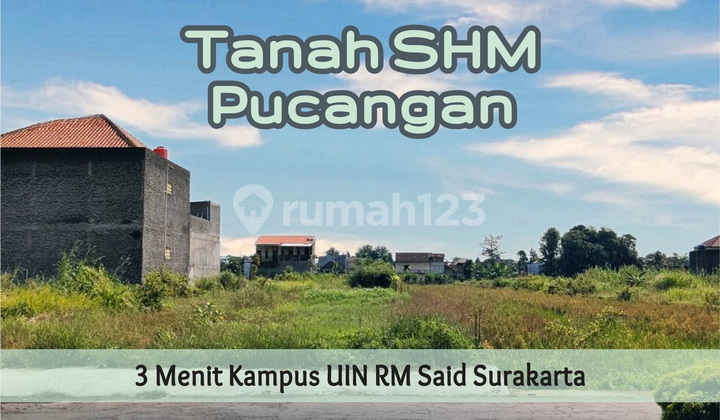 Tanah SHM Dekat Kampus UIN Solo – Cocok untuk Investasi! 1