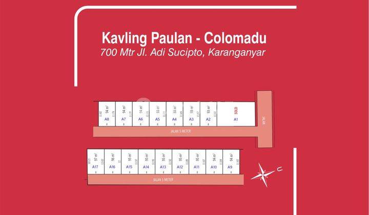 Harga Realistis, Lokasi Fantastis – Kavling Paulan 95 m² 1