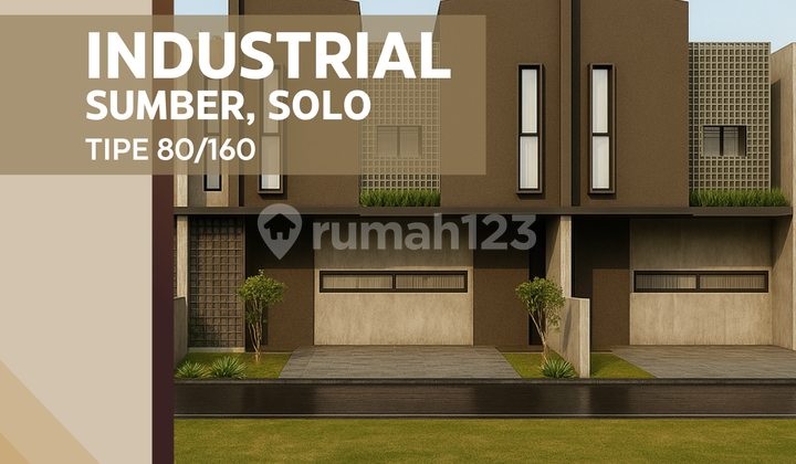 Rumah 2 Lt di Sumber Solo, Dekat ke Taman Balekambang