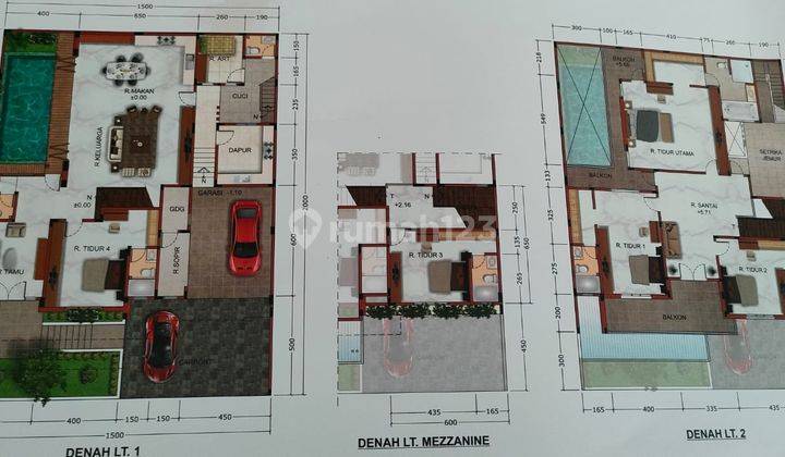 Dijual Rumah Baru Kolam Renang Split Level Somerset Citraland 2