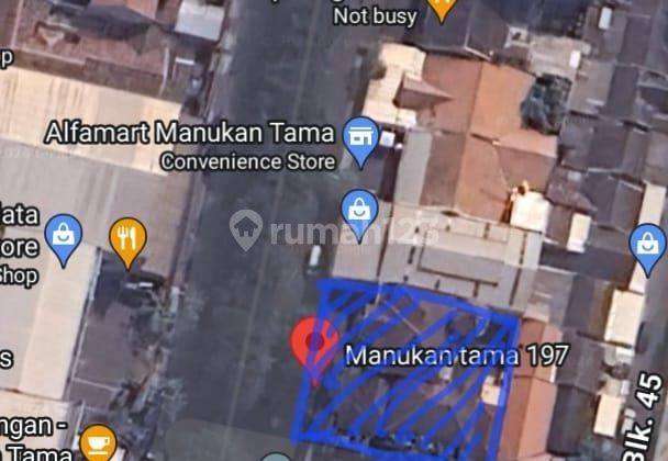 Dijual Rumah Komersial Area Strategis Nol Jalan Raya Manukan Tama 2