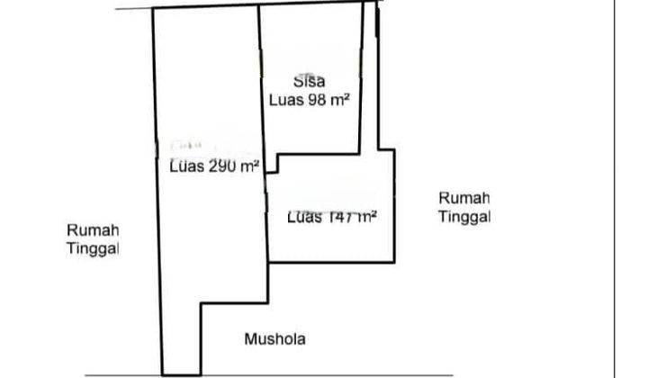 Rumah hitung tanah di Kemang Timur  2