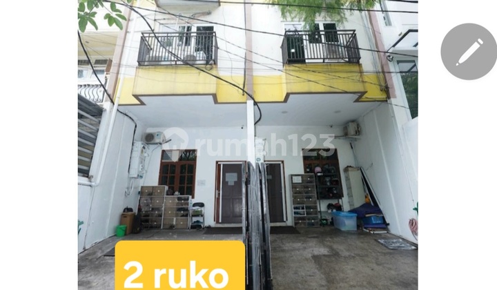 3-unit Commercial Shophouse in Cideng, Central Jakarta
