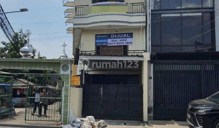 Ruko 3.5 lantai di jalan raya siap pakai murah di Jalan Alaydrus 1