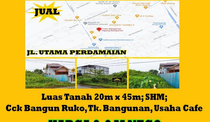Alfa Property Tanah Jalan Perdamaian Kota Pontianak