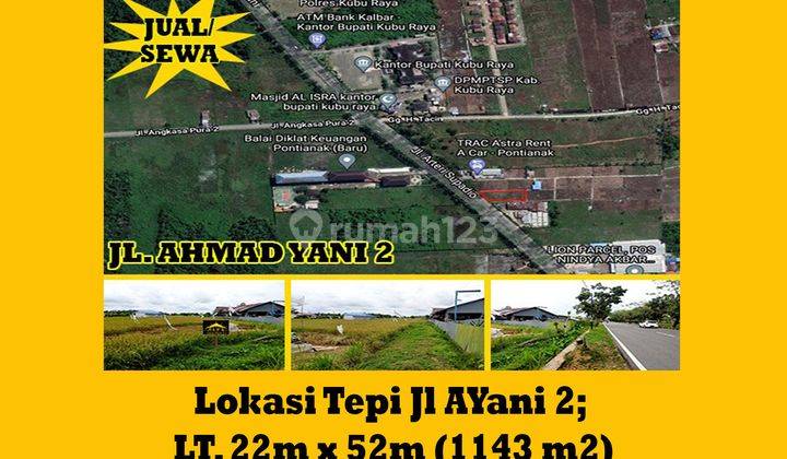 Alfa Property Tanah Ahmad Yani Kota Pontianak 1