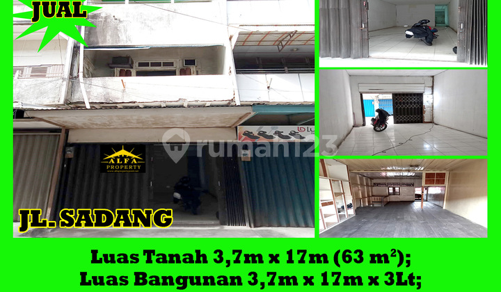 Alfa Property Ruang Usaha Jalan Sadang Kota Pontianak 1