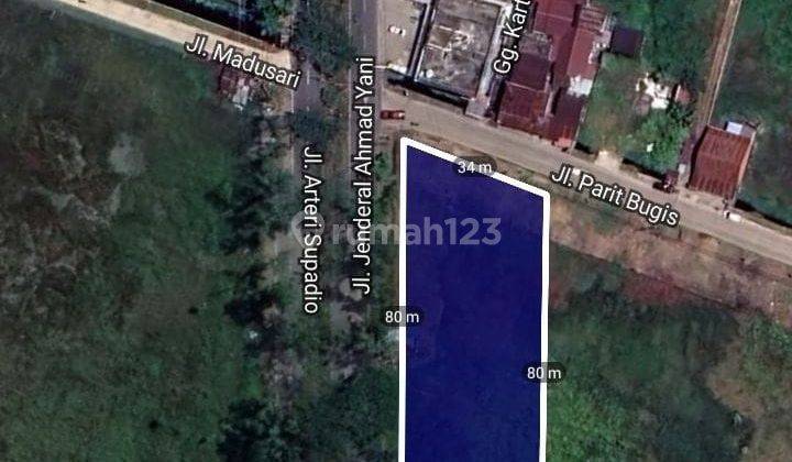 Jual Tanah 2872m2 Jalan Utama Arteri Supadio Pontianak 2