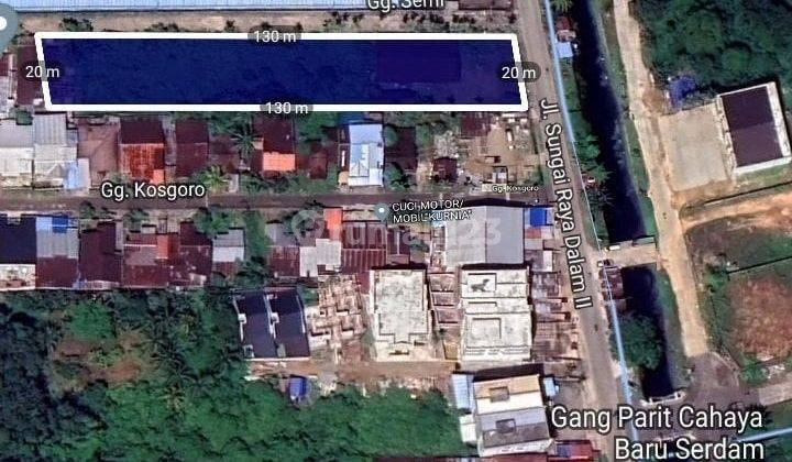 Sewa Tanah Gudang Luas Tepi Jl Sui Raya Dalam Pontianak Tenggara 1