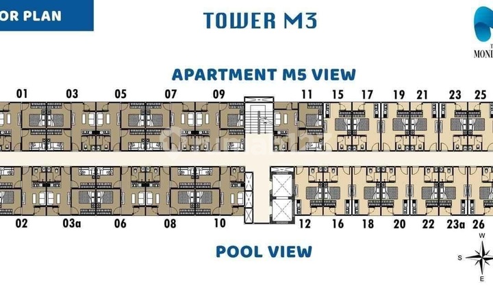 Takeover Apartment Type Two Bedroom Pool View The Monde City 5
