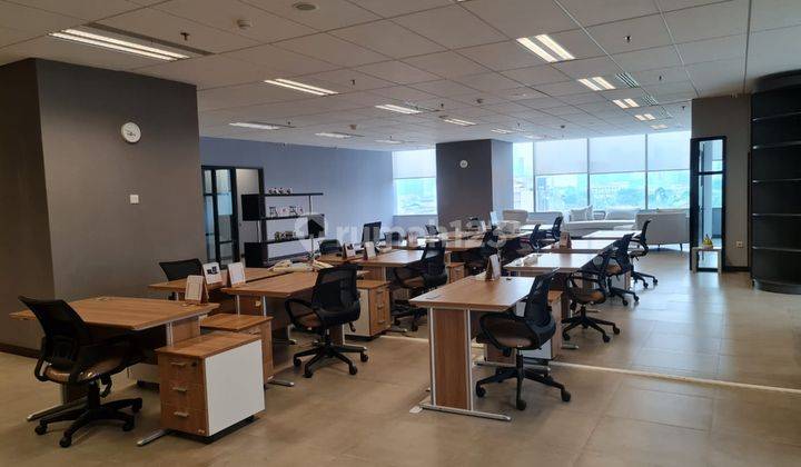 Office Space di Tokopedia Tower Unfurnished 350m2 Termurah  1