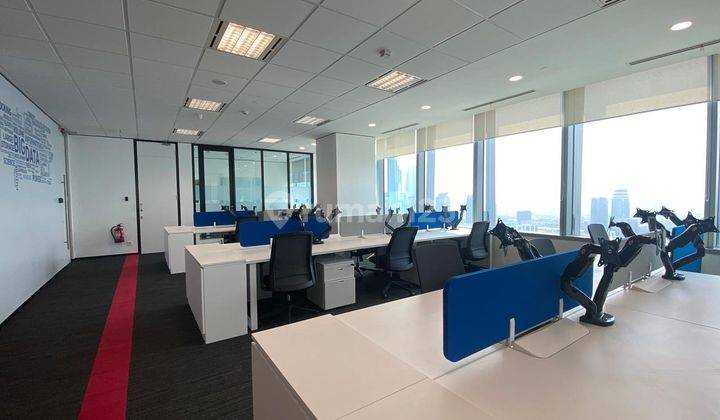 Office Space Wtc Jakarta Selatan 300m2 Furnished 1