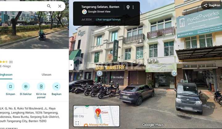 Toll Boulevard BSD Shop House