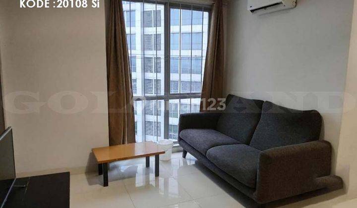  Apartemen Dijual disewa The Mansion, Furnish, Luas 58 Meter, Kode 20108 Si 1