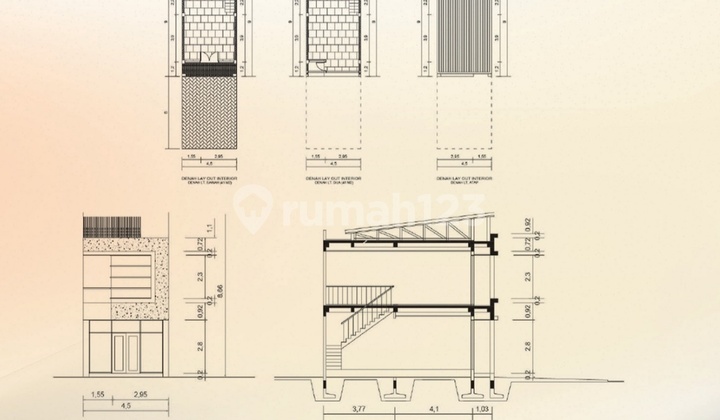 Ready-to-Occupy Shop House in Sawangan, Fronting Road, Densely Populated, Suitable for Business. 2