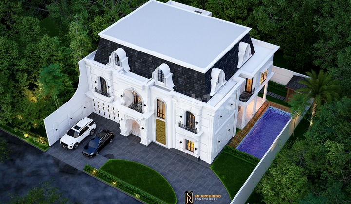 Luxury House 5+3 Bedrooms in Jatipadang, South Jakarta 2