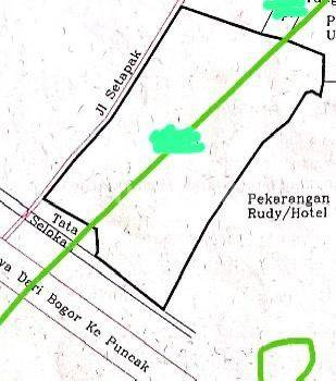 Jual Tanah Di Pinggir Jalan Raya Puncak Dekat Cimory 1