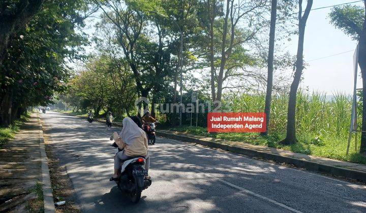 Tanah di Mayjen sungkono Malang 2883 SHM poros raya satu jalur exit tol sawojajar Malang 2