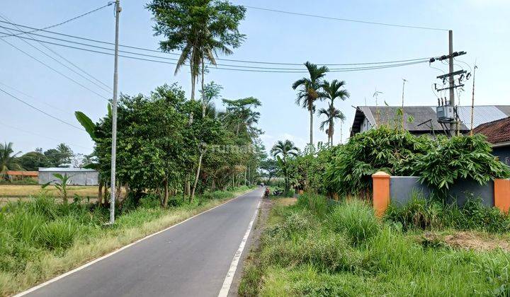 Tanah sawah aktif produktif poros jalan desa 2