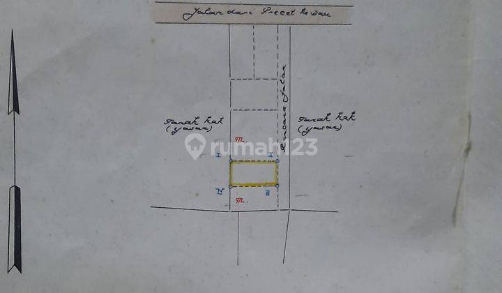 Tanah di Jl. Locari Dau Kab Malang 200 m² SHM 2