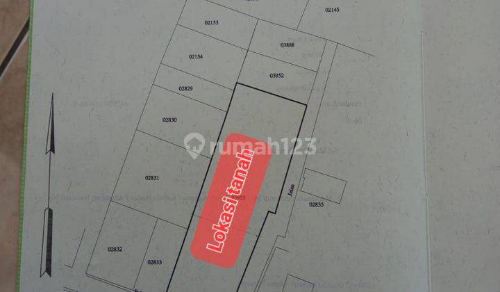 Tanah di jual di kepanjen 200 meter di Jl. Panglima sudirman SHM 1