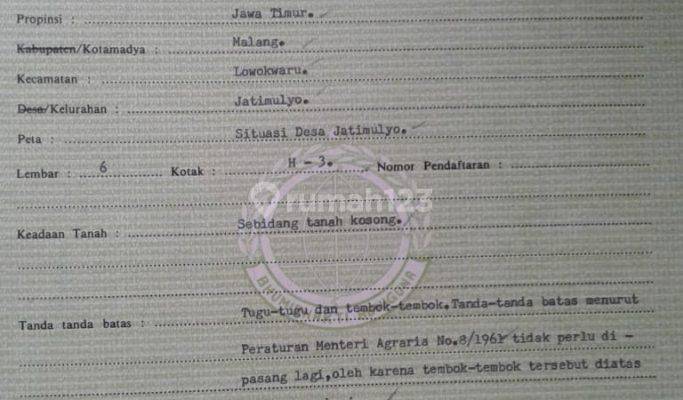 Rumah di Raya seokarno hatta Malang 2 Lantai SHM Bagus 2