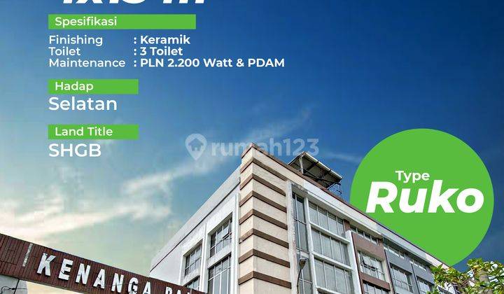 Dijual Ruko A1 di Komplek Kenanga Palace  2