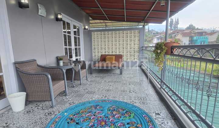 Villa Furnished di Lembang Bandung, Dengan View Pegunungan Dan Perkebunan