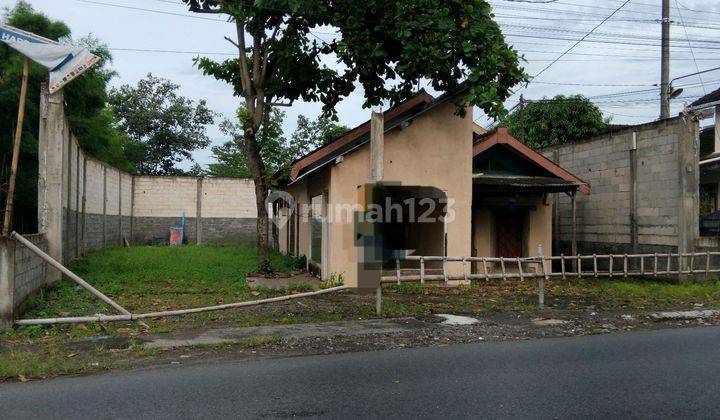 Rumah & Tanah Di Jln.kaliurang Km 6.5 , Lt 346 M2, Listrik 5500. Lokasi Strategis ,mangku Jalan Cck Utk Usaha. 1