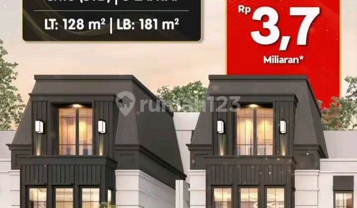 Rumah New 3 Lantai Altadena Europian Clasic Design  2