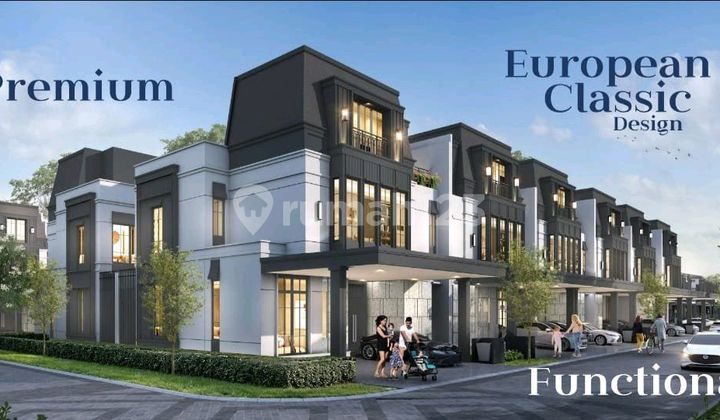 Rumah New 3 Lantai Altadena Europian Clasic Design  1