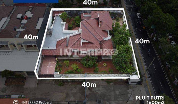 Rumah Tanah Komersial Jalan Raya Pluit Zonasi Merah Lt 1.600m2 1